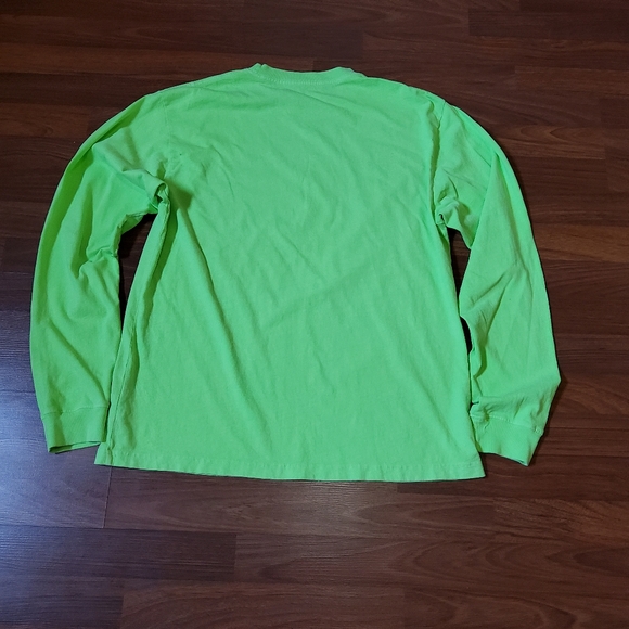 Ecocycle Long Sleeve Tee Shirt Size L Neon Green New - Picture 6 of 11